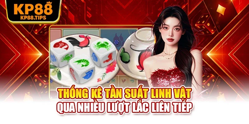 Thống kê tần suất linh vật qua nhiều lượt lắc liên tiếp